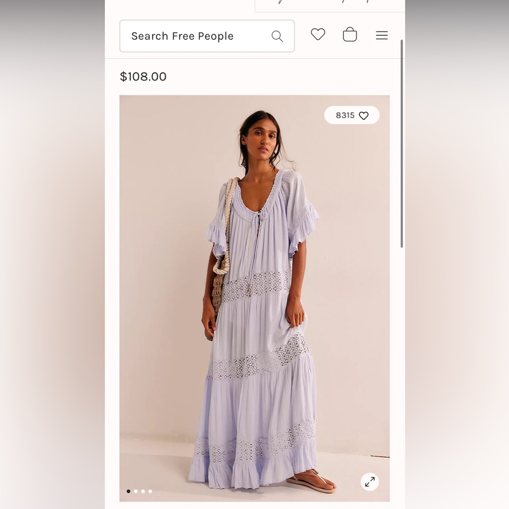 Free People Dream On Maxi Dress XL 🧚🏼